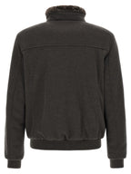 MooRER Brown Wool Bomber