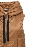 Max Mara Brown Polyester Sleeveless Jacket