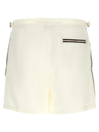 Brunello Cucinelli Beige Polyester Swim Shorts