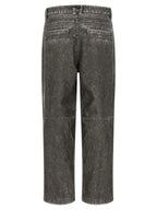 Diesel Gray Polyethylene Casual Pants