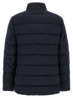 MooRER Blue Wool Full-Length Jacket