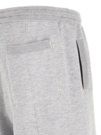 Brunello Cucinelli Gray Silk Bermuda Shorts