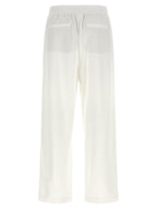 Brunello Cucinelli White Cotton Joggers (Workout Pants)