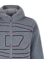 Diesel Gray Polyester Sweatshirt