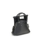Maison Margiela Black Calf Leather Bos Taurus Shoulder Bag