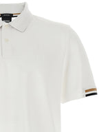 Hugo Boss White Cotton Polo Shirt