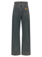 MM6 Maison Margiela Gray Cotton Jeans Denim