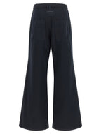 MM6 Maison Margiela Blue Cotton Casual Pants