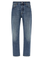 Department 5 Blue Cotton Relaxed Fit Jeans