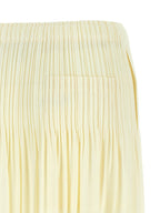 PLEATS PLEASE ISSEY MIYAKE Bicolor Polyester Midi Skirt