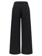 Golden Goose Black Cotton Flared Jeans