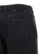 Golden Goose Black Cotton Flared Jeans