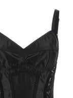 Dolce & Gabbana Black Polyamide Bodysuit