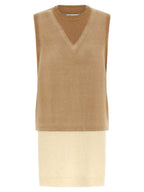 Maison Margiela Beige Virgin Wool Sleeveless Jacket