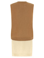 Maison Margiela Beige Virgin Wool Sleeveless Jacket