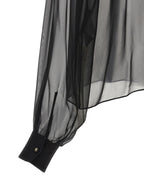 Dolce & Gabbana Black Silk Blouse