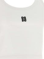 Dsquared² White Cotton Tank Tops