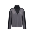 MM6 Black Wool Oves Aries Sweatshirt