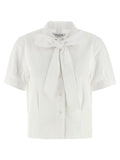 Thom Browne White Cotton Blouse