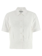 Thom Browne White Cotton Blouse
