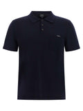 A.P.C. Blue Virgin Wool Polo Shirt