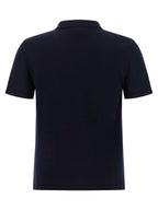 A.P.C. Blue Virgin Wool Polo Shirt