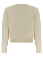 A.P.C. White Wool Cardigan