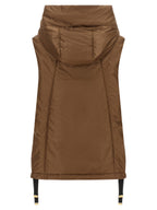 Max Mara Brown Polyester Sleeveless Jacket