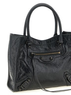 Balenciaga Black Lamb Leather Tote Bag