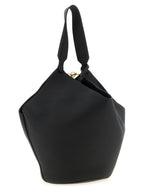 Khaite Black Calfskin Tote Bag