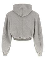The Attico Gray Cotton Sweatshirt
