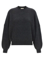 Khaite Gray Cashmere Cardigan