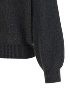 Khaite Gray Cashmere Cardigan