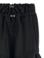 The Attico Black Cotton Cargo Pants