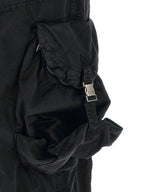 The Attico Black Cotton Cargo Pants