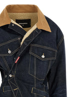 Dsquared² Blue Cotton Denim Jacket