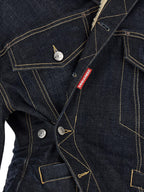 Dsquared² Blue Cotton Denim Jacket