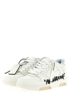 Off-White Bicolor Calfskin Athletic Sneakers