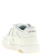 Off-White Bicolor Calfskin Athletic Sneakers