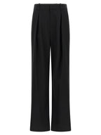 MM6 Maison Margiela Black Polyester Casual Pants