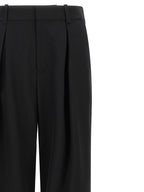 MM6 Maison Margiela Black Polyester Casual Pants
