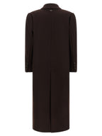 Twinset Brown Wool Coat