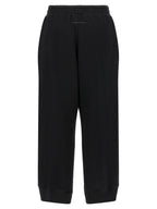 MM6 Maison Margiela Black Cotton Joggers (Workout Pants)