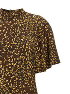 Twinset Brown Viscose Long Dress