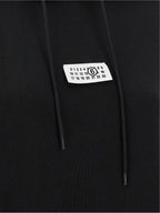 MM6 Maison Margiela Black Cotton Sweatshirt