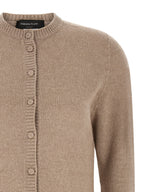 Fabiana Filippi Beige Virgin Wool Cardigan