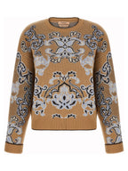 Twinset Brown Wool Cardigan
