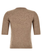 Fabiana Filippi Beige Wool T-Shirt