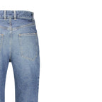 Chloé Blue Cotton Flared Jeans