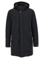 MooRER Blue Wool Parka